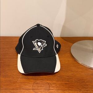 Pittsburgh Penguins Black and White Logo Baseball Cap kids